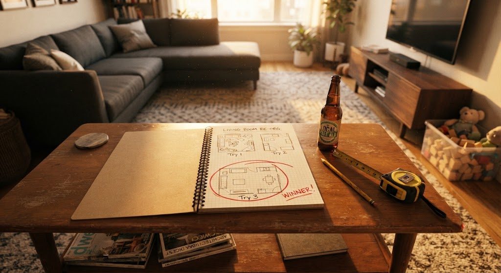 My Own Living Room Took Three Tries to Get Right — And I Do This for a Living
