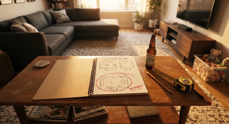 My Own Living Room Took Three Tries to Get Right — And I Do This for a Living