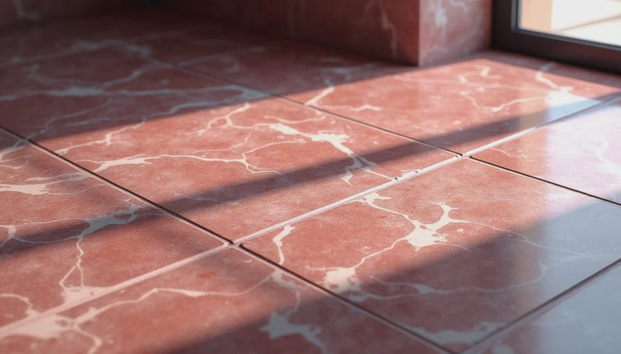 Illustration for floor tiles for living room