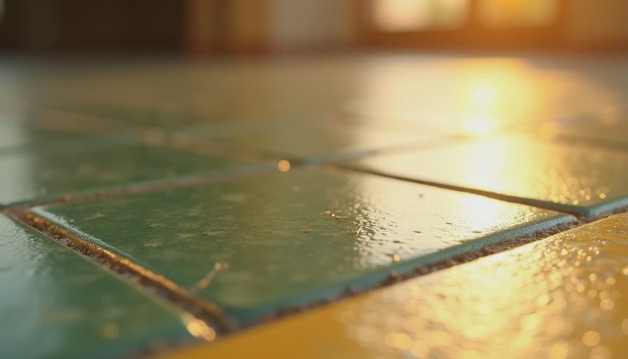 Illustration for living room floor tile