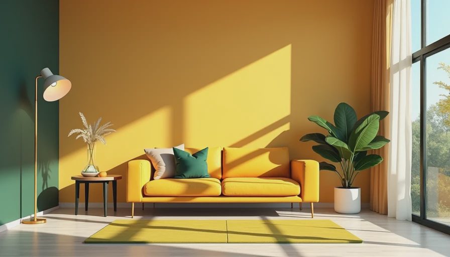 Illustration for living room floor lamps