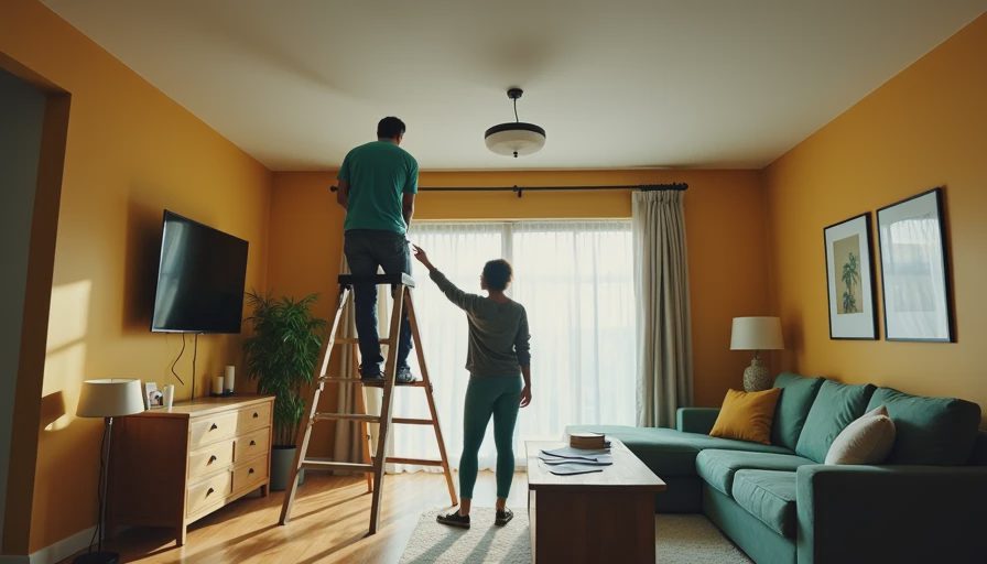 Illustration for living room light fixtures