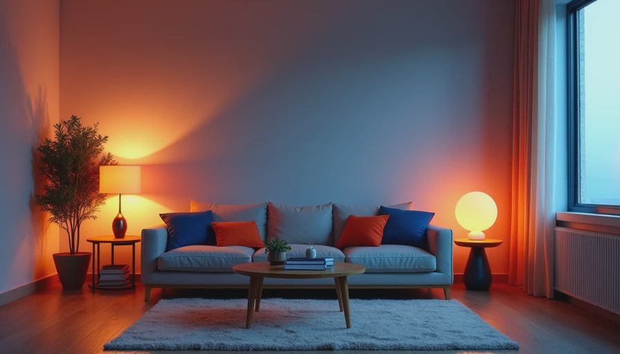 Illustration for living room lights