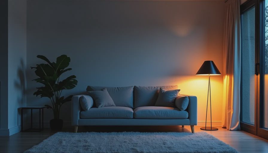 Illustration for floor lights for living room