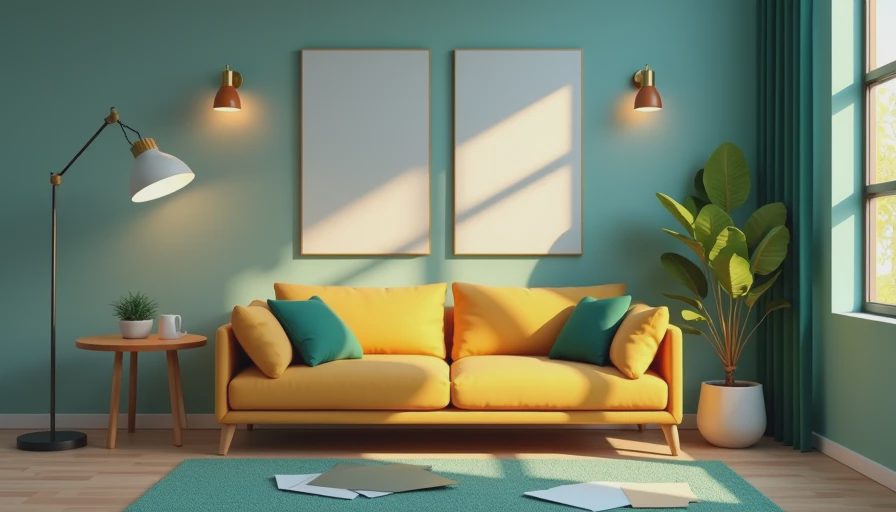 Illustration for wall lights for living room