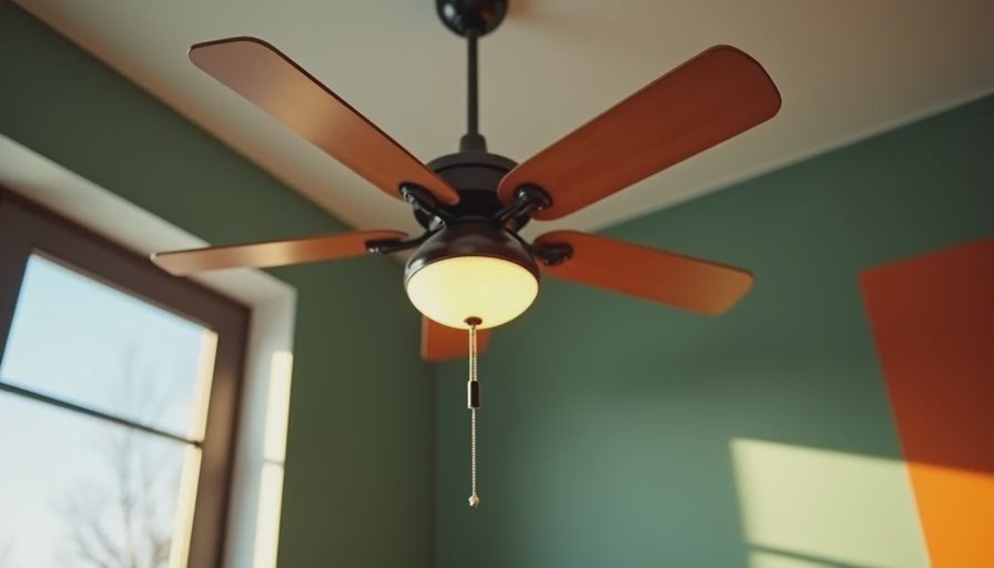 Visual context for living room ceiling fans with lights