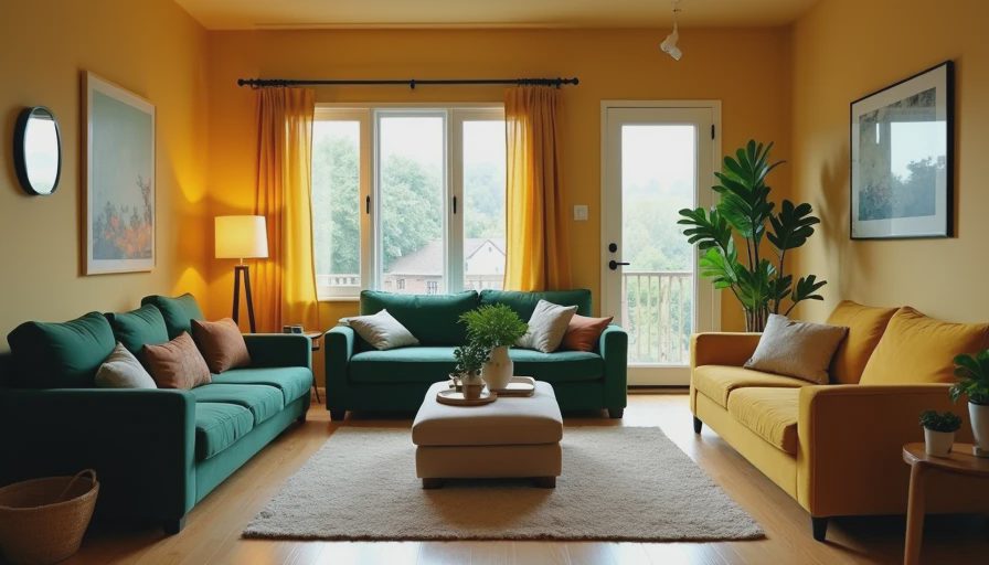 Visual context for awkward living room layout ideas