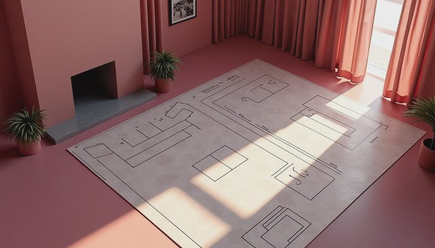 Visual context for awkward living room layout with corner fireplace
