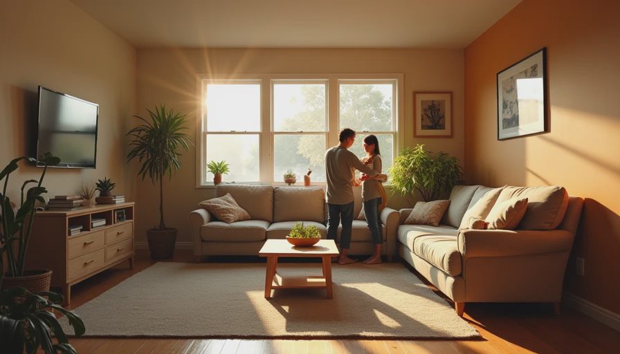 Illustration for how to renovate a living room on a budget