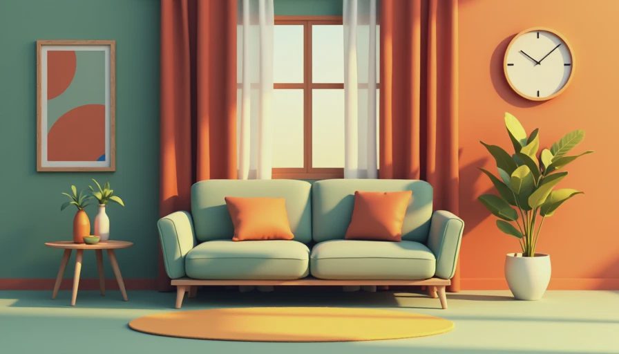 Visual context for window treatment ideas for living room