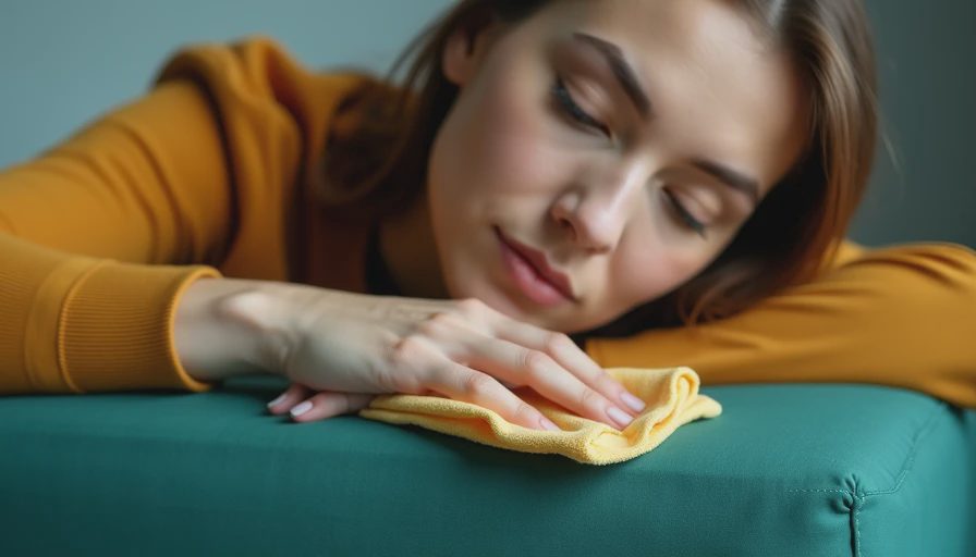 Illustration for how to clean a sofa
