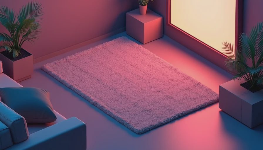 Visual context for area rug size for living room