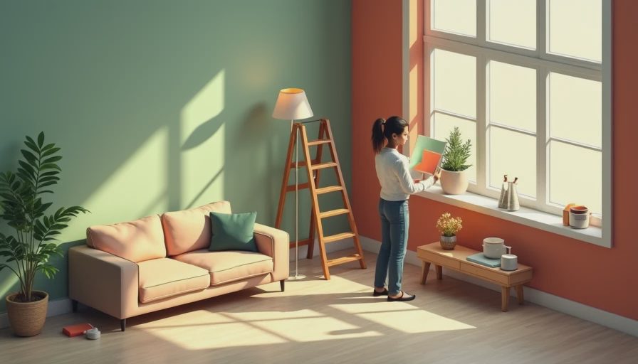 Visual context for best paint for living room walls